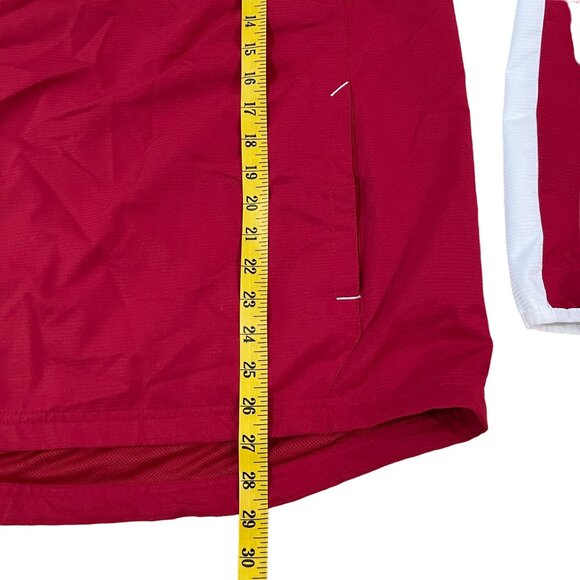 Indiana Hoosiers Adidas Pullover Windbreaker Jacket  Men's Size Small Red - Picture 4 of 6